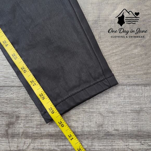 INC International Concepts Coated Denim Mid Rise Skinny Jeans Size 12 - Picture 5 of 6